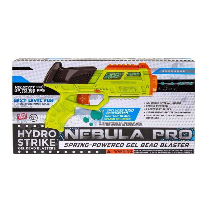 Hydro Strike Gel Bead Blasters Nebula Pro Front Box Shot